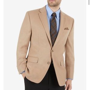 Ralph Lauren Men’s Luxury Wool Classic Fit Sport Coat, Size 42L, Camel